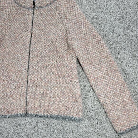 Pendleton Mohair Cardigan Sweater Womens S Woolen Mills Wool Blend Full Zip - Picture 11 of 16